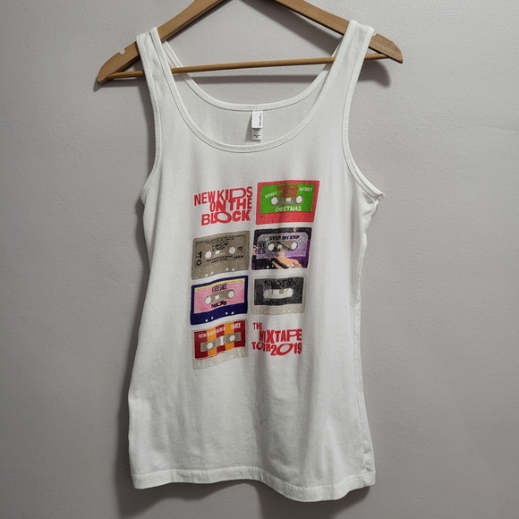 Next Level Apparel Tops - New Kids on the Block NKOTB Mix Tape Tour 2019 Merchandise Cassette Tank Size XL